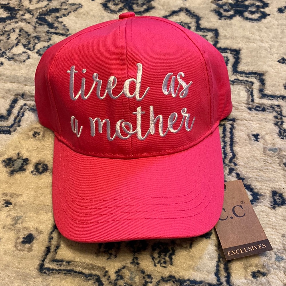 Authentic CC tired as a mother baseball cap